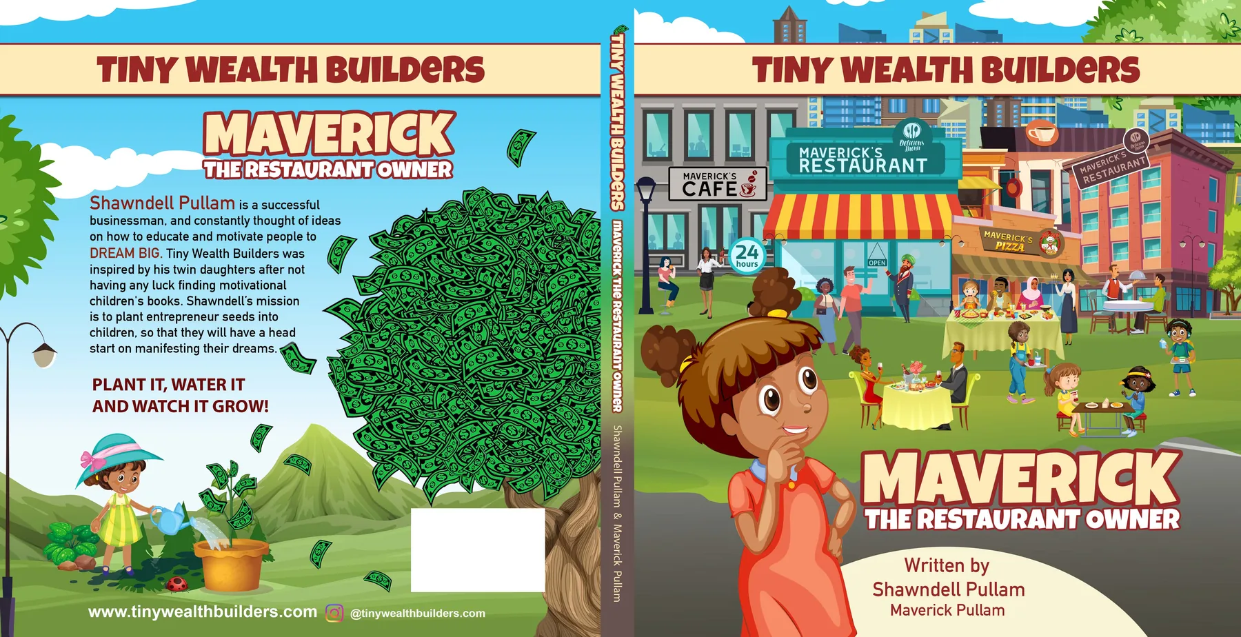 Tiny Wealth Builders children's book cover, illustrated by Ishari Uthpala