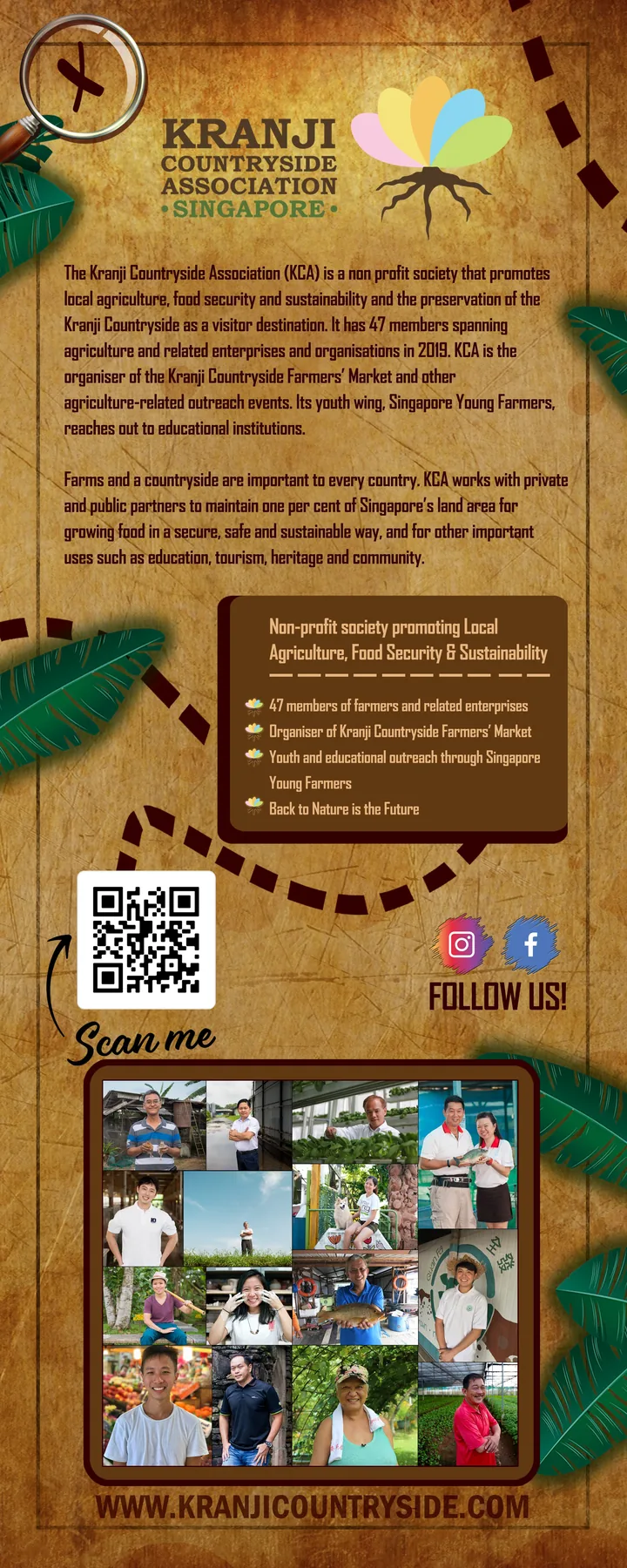Kranji Countryside Singapore exhibition standee design